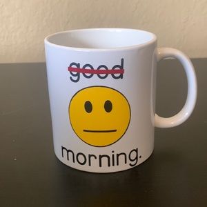 “Good morning” mug